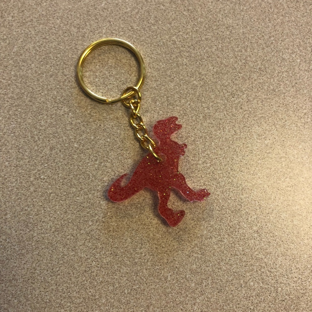 Handmade Baby Dinosaur Keychain